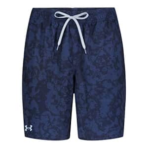 Under Armour Men's Standard Compression Lined Volley, Swim Trunks, Shorts with Drawstring Closure & for $43