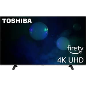 Toshiba All-New 55-inch Class C350 Series LED 4K UHD Smart Fire TV (55C350LU, 2023 Model) for $280