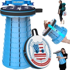 Portable Telescoping Stool for $12
