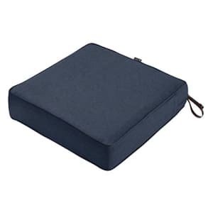 Classic Accessories Montlake Water-Resistant 21 x 21 x 5 Inch Square Outdoor Seat Cushion, Patio for $87