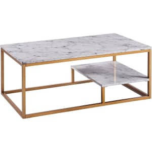 Teamson Home Marmo Faux Marble Coffee Table for $174