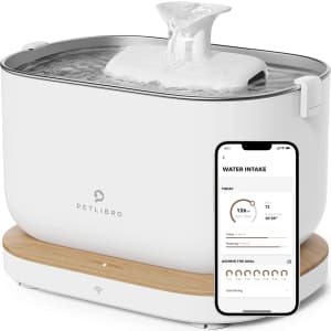 Petlibro 2.5L Smart Cat Water Fountain for $64