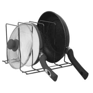 Home Basics Pan and Lid Organizer Rack for $15 Home Basics Pan and Lid Organizer Rack for $15