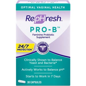 Rephresh Pro-B Feminine Probiotic Supplement 30-Capsule Bottle for $16