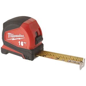 Milwaukee Electric Tool 48-22-5516 Heavy Duty Tape Measure, 16' for $17