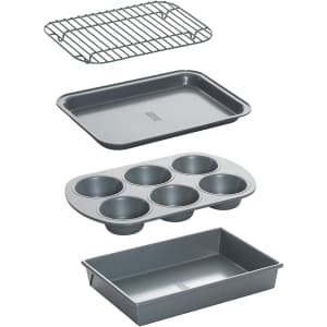 Chicago Cutlery Chicago Metallic Non-Stick Toaster Oven Set for $12 Chicago Cutlery Chicago Metallic Non-Stick Toaster Oven Set for $12