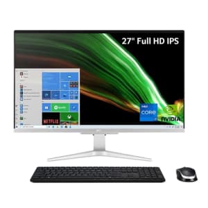 Acer Aspire C27-1655-UA93 AIO Desktop | 27" Full HD IPS Display | 11th Gen Intel Core i7-1165G7 | for $1,145