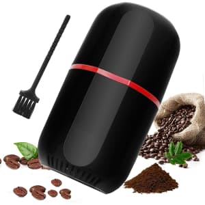 Turimon Electric Coffee Grinder for $15