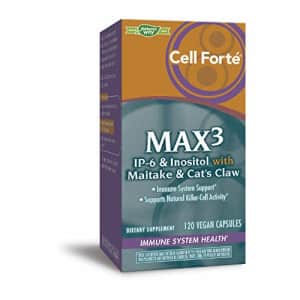 Enzymatic Therapy Nature's Way Cell Fort MAX3 IP-6 & Inositol w/Maitake & Cat's Claw, 120 Capsules for $28