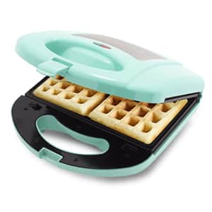 GreenLife Electric Waffle Sandwich Maker and Panini Press Grill, Healthy Ceramic Nonstick Removable for $32