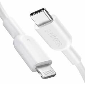 Anker 6ft Powerline II USB-C to Lightning Cable for $9