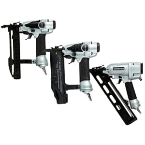 Metabo HPT 3-Piece Pneumatic Combo Kit | Includes NT50AE2 Brad Nailer + NT65MA4 Finish Nailer + for $202