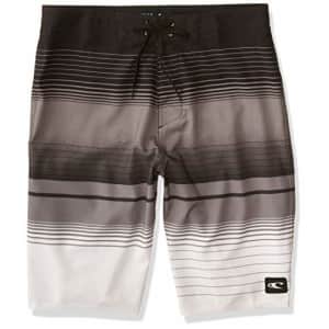 O'Neill O'NEILL Men's 20 Inch Outseam Ultrasuede Swim Boardshort, Light Grey/Seaboard, 28 for $17 O'Neill O'NEILL Men's 20 Inch Outseam Ultrasuede Swim Boardshort, Light Grey/Seaboard, 28 for $17
