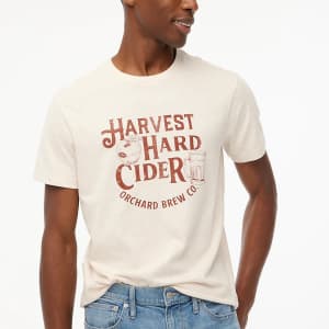 J.Crew Factory Men's Graphic T-Shirt from $6.79 for members J.Crew Factory Men's Graphic T-Shirt from $6.79 for members