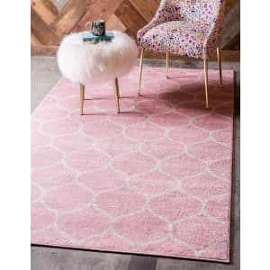 Unique Loom 4- x 6-ft. Lattice Moroccan Geometric Rug for $25 Unique Loom 4- x 6-ft. Lattice Moroccan Geometric Rug for $25