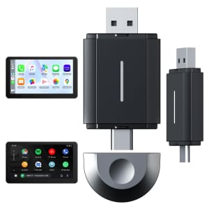 Lamtto 2-in-1 Android Auto and CarPlay Adapter for $25
