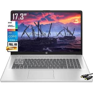 HP 2023 Newest 17.3" Laptop, 13th Gen Intel 10-Core i5-1335U Upto 4.6GHz (Beat i7-1270P), Iris Xe for $1,039 HP 2023 Newest 17.3" Laptop, 13th Gen Intel 10-Core i5-1335U Upto 4.6GHz (Beat i7-1270P), Iris Xe for $1,039