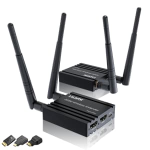 Wireless 4K HDMI Transmitter and Receiver Kit for $100 Wireless 4K HDMI Transmitter and Receiver Kit for $100
