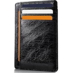 Travelambo Card Holder Slim Wallet for $5