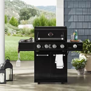Member's Mark 4-Burner Gas Grill w/ Side Burner for $299 for members Member's Mark 4-Burner Gas Grill w/ Side Burner for $299 for members
