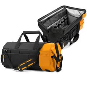 ToughBuilt - 26" Massive Mouth Tool Bag | 62 Pockets & Loops, Extreme Large Capacity Tote, for $104