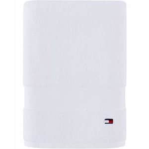 Tommy Hilfiger Modern American Bath Towel, 30 x 54 inch, Bright White for $8 Tommy Hilfiger Modern American Bath Towel, 30 x 54 inch, Bright White for $8