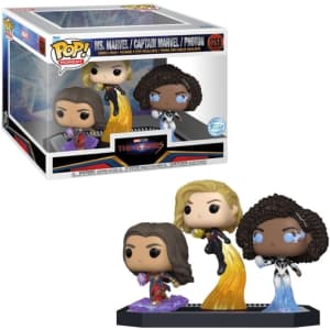 Funko Pop! Moment: The Marvels Ms. Marvel/ Captain Marvel/Photon for $6