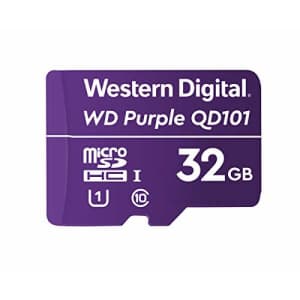 Western Digital SC QD101 Micro SD Card 32GB WD Purple Surveillance Camera WDD032G1P0C for $25