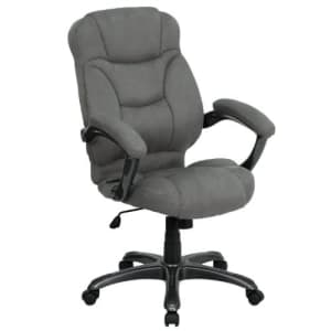 Flash Furniture High Back Gray Microfiber Contemporary Executive Swivel Ergonomic Office Chair with for $247