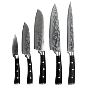 BergHOFF Antigua 5-Piece German Steel Knife Set w/ Wood Case for $90 BergHOFF Antigua 5-Piece German Steel Knife Set w/ Wood Case for $90