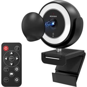 NexiGo 3rd-Gen HD Webcam w/ Light, Remote for $70