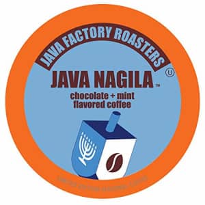 Java Factory Coffee Pods Dark Chocolate and Mint Flavored Coffee for Keurig K-Cup Brewers, Java for $49 Java Factory Coffee Pods Dark Chocolate and Mint Flavored Coffee for Keurig K-Cup Brewers, Java for $49