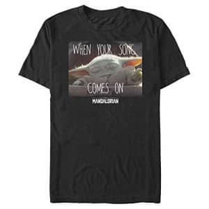 Star Wars Men's Song Meme T-Shirt Black, X-Large for $11