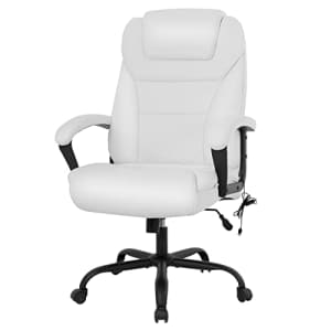 BestMassage Office Chair Big and Tall 500lbs Ergonomic Computer Chair High Back PU Leather Wide Seat Desk Chair for $130