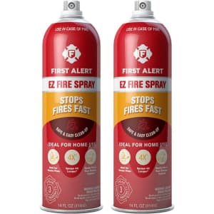 First Alert EZ Fire Spray 2-Pack for $20
