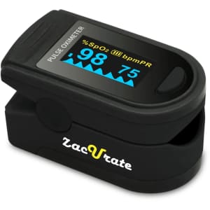 Zacurate Pro Series 500D Deluxe Fingertip Pulse Oximeter for $18 Zacurate Pro Series 500D Deluxe Fingertip Pulse Oximeter for $18
