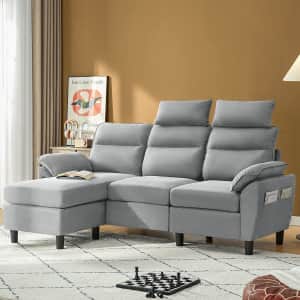 Linsy Home Reversible Sectional Couch for $297