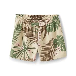 Gymboree Girls and Toddler Pull On Shorts, Safari, 7 US for $12