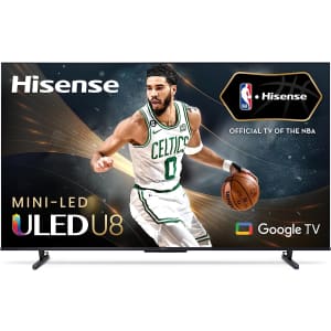Hisense U8 Series 55U8K 55" 4K HDR 144Hz Mini-LED UHD Smart TV for $798