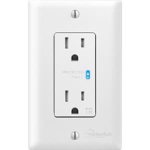 Rocketfish 2-Outlet In-Wall Surge Protector for $20