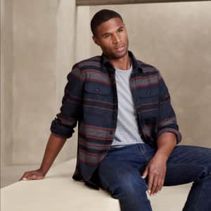 Banana Republic Factory Men's Clearance Outerwear: Vests from $16, jackets from $44 in cart