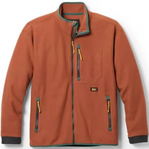 REI Co-Op Sale. Apply coupon code "GEARUP23" to get 30% off most items. Pictured is the REI Co-op Men's Trailsmith Fleece Jacket for $44.02 after coupon ($46 off)