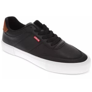 Levi's Men's Munro Faux-Leather Retro Low Top Sneakers for $14