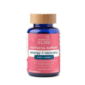 Mommy's Bliss Postnatal Support Energy & Recovery Gummies with Biotin & Collagen: Healing & Joint for $7