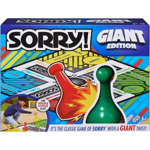 Sorry! Giant Edition Board Game for $15