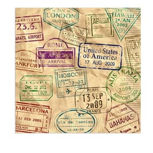Beistle Around The World Luncheon Napkins | Travel, International & World Theme Party Supplies (48 for $10