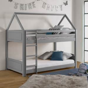 Powell Lodgepole Kids' A-Frame Twin over Twin Bunk Bed for $189