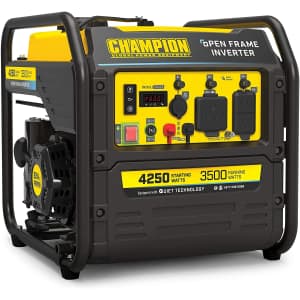 Champion Power Equipment 4,250W Inverter Generator for $531 Champion Power Equipment 4,250W Inverter Generator for $531