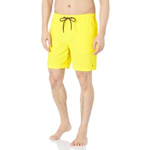 Tommy Hilfiger mens 7" Swim Trunks, Bright Sunshine, Small US for $24 Tommy Hilfiger mens 7" Swim Trunks, Bright Sunshine, Small US for $24