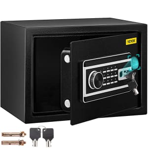 Vevor 0.8-Cu. Ft. Fingerprint Safe Box for $28 Vevor 0.8-Cu. Ft. Fingerprint Safe Box for $28